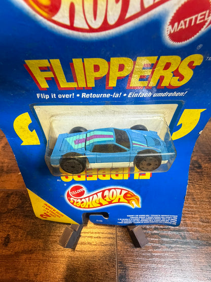 Voiture Miniature Hot Wheels Flippers Vintage Mattel 1989 6010 police