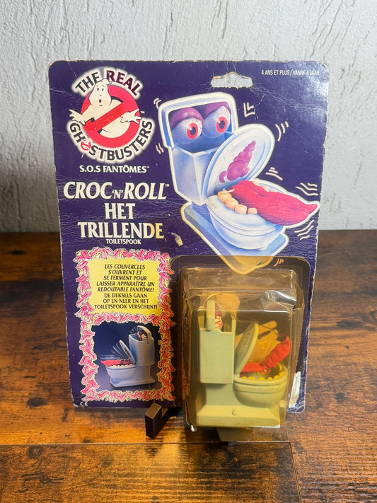 the real ghostbusters croc n roll het trillende toilet spook '80