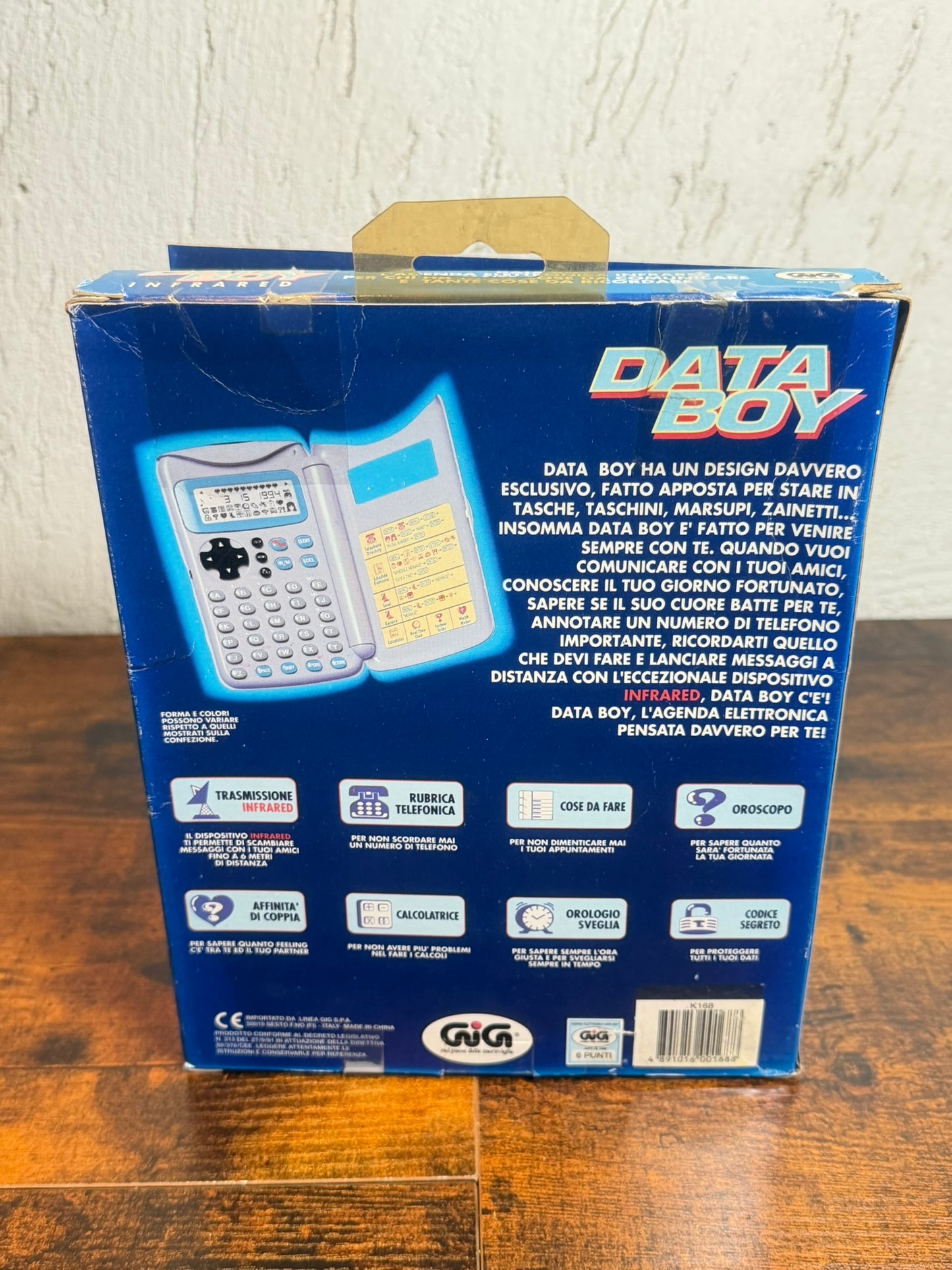 Data boy agenda elettronica molte funzioni Gig software in italiano