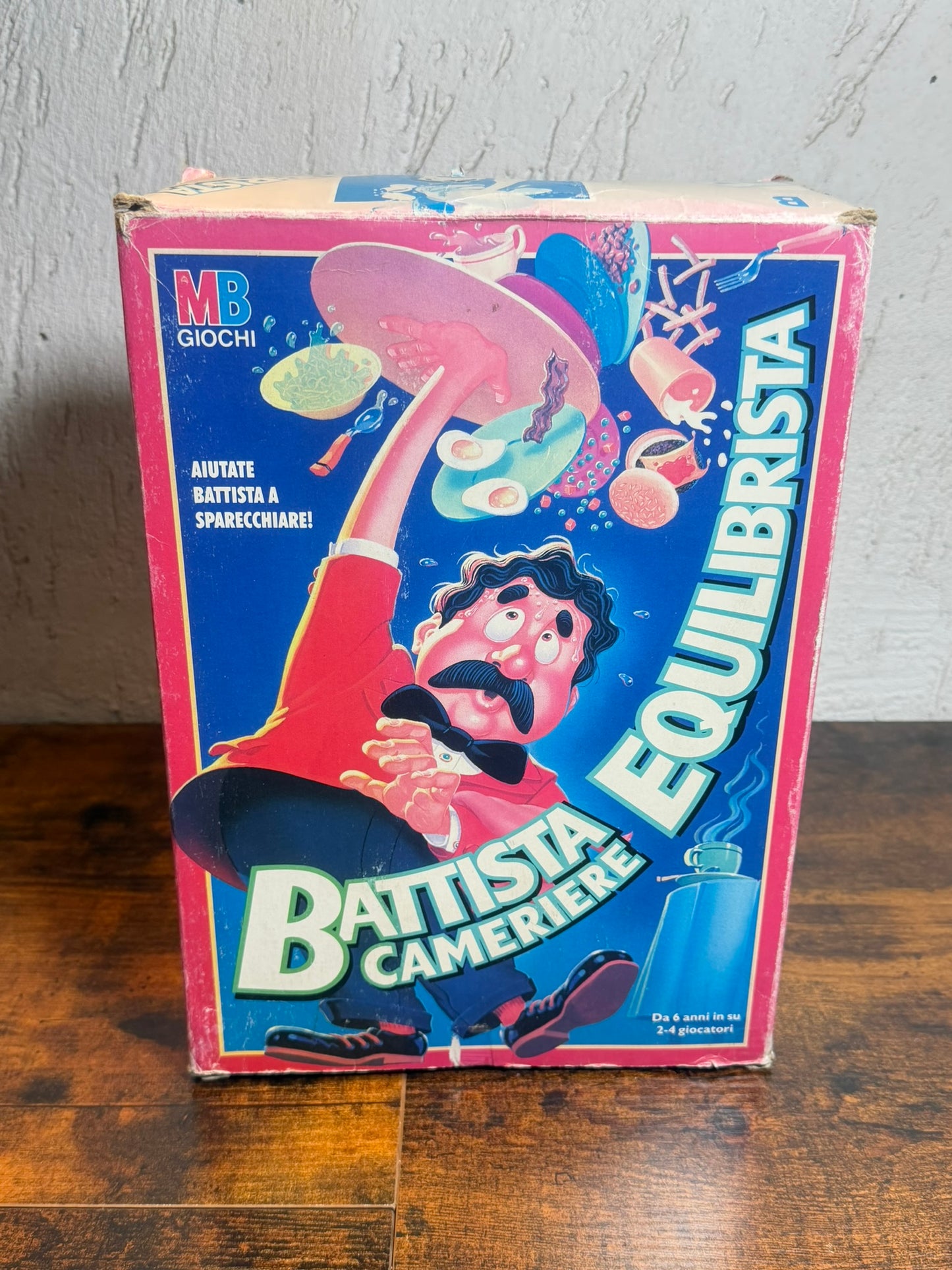 Gioco BATTISTA Cameriere Equilibrista MB Giochi 1991