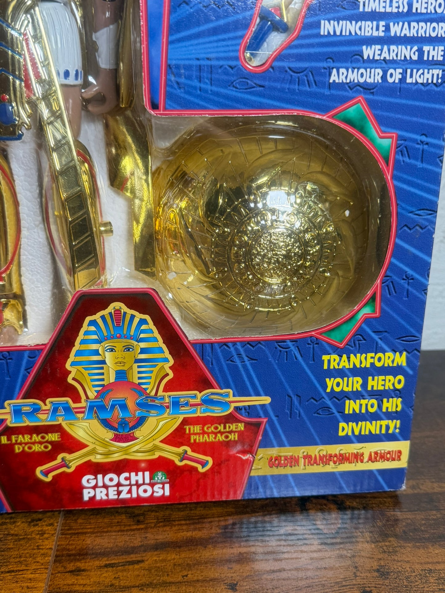 Toy Vintage, RAMSES GIANT Gigante 30 cm, Giochi Preziosi 1998, NEW MISB.