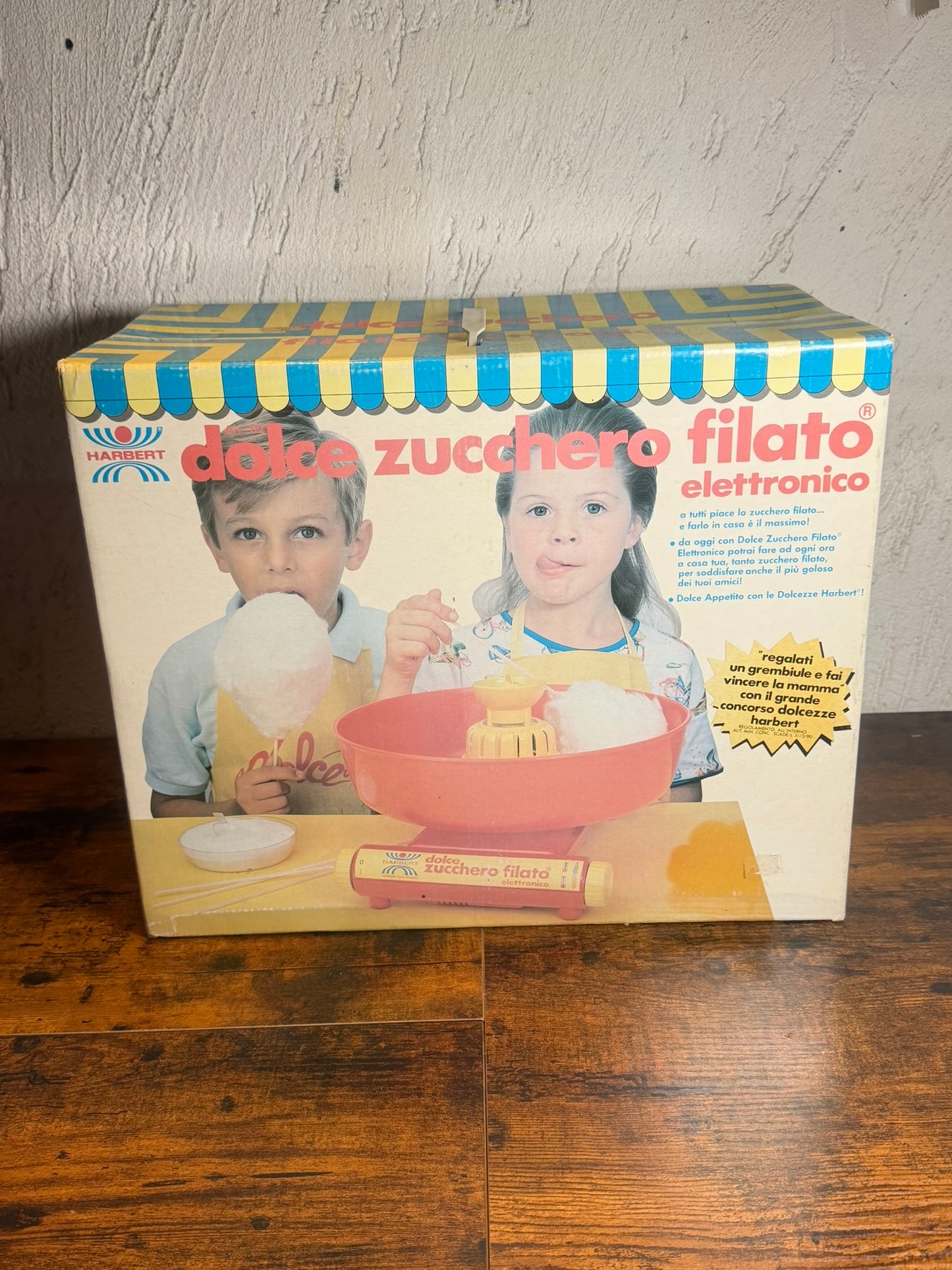 DOLCE ZUCCHERO FILATO ELETTRONICO HARBERT ART. 340 NUOVO NO DOLCE FORNO VINTAGE