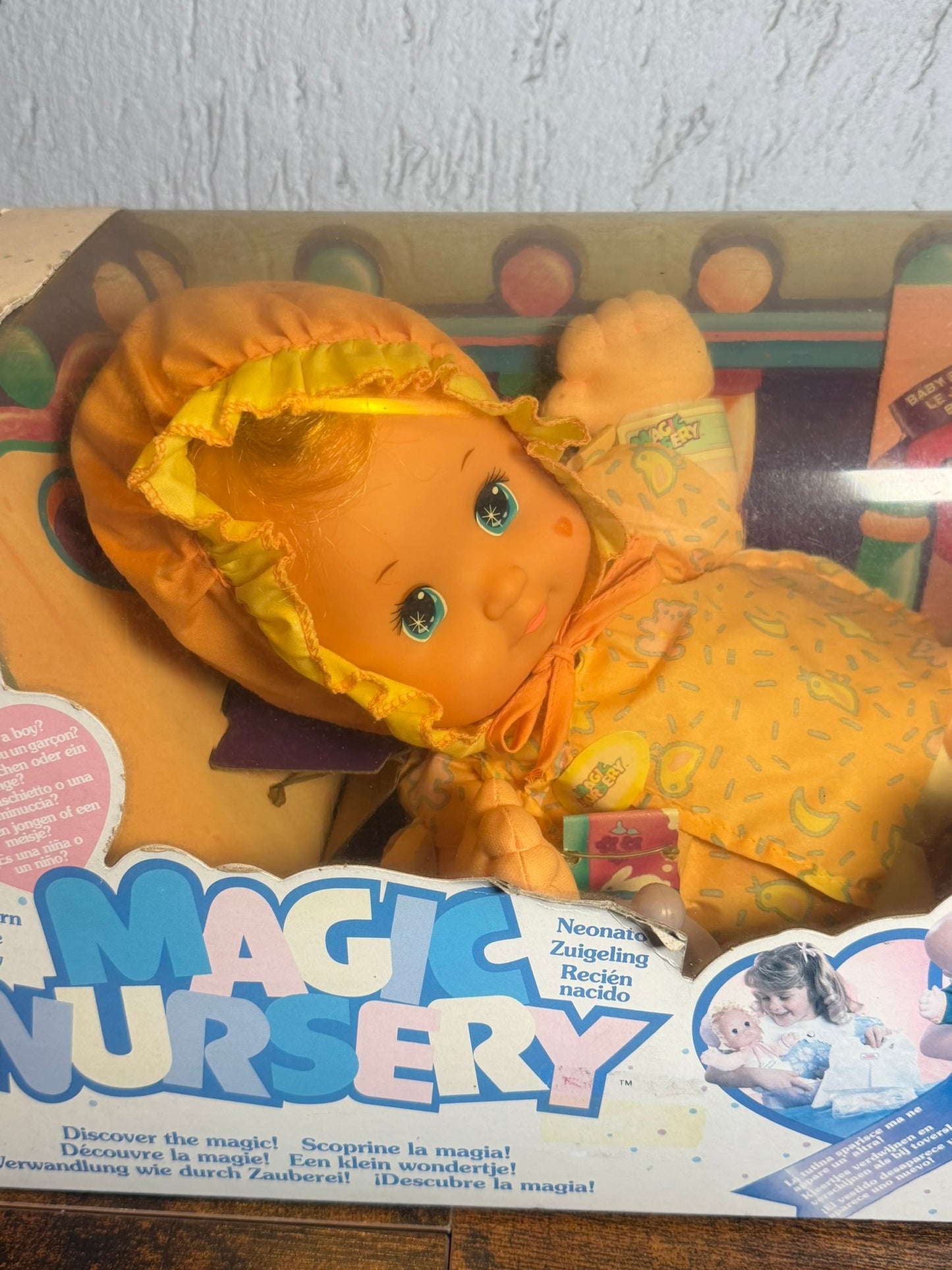 Bambola Mattel Magic Nursery Doll 1990 Nos MAI GIOCATA