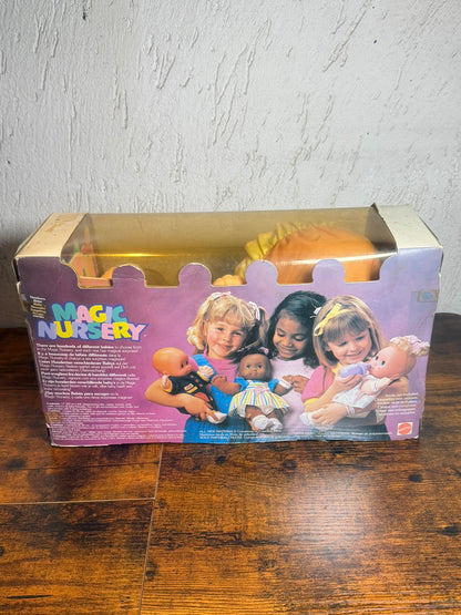 Bambola Mattel Magic Nursery Doll 1990 Nos MAI GIOCATA