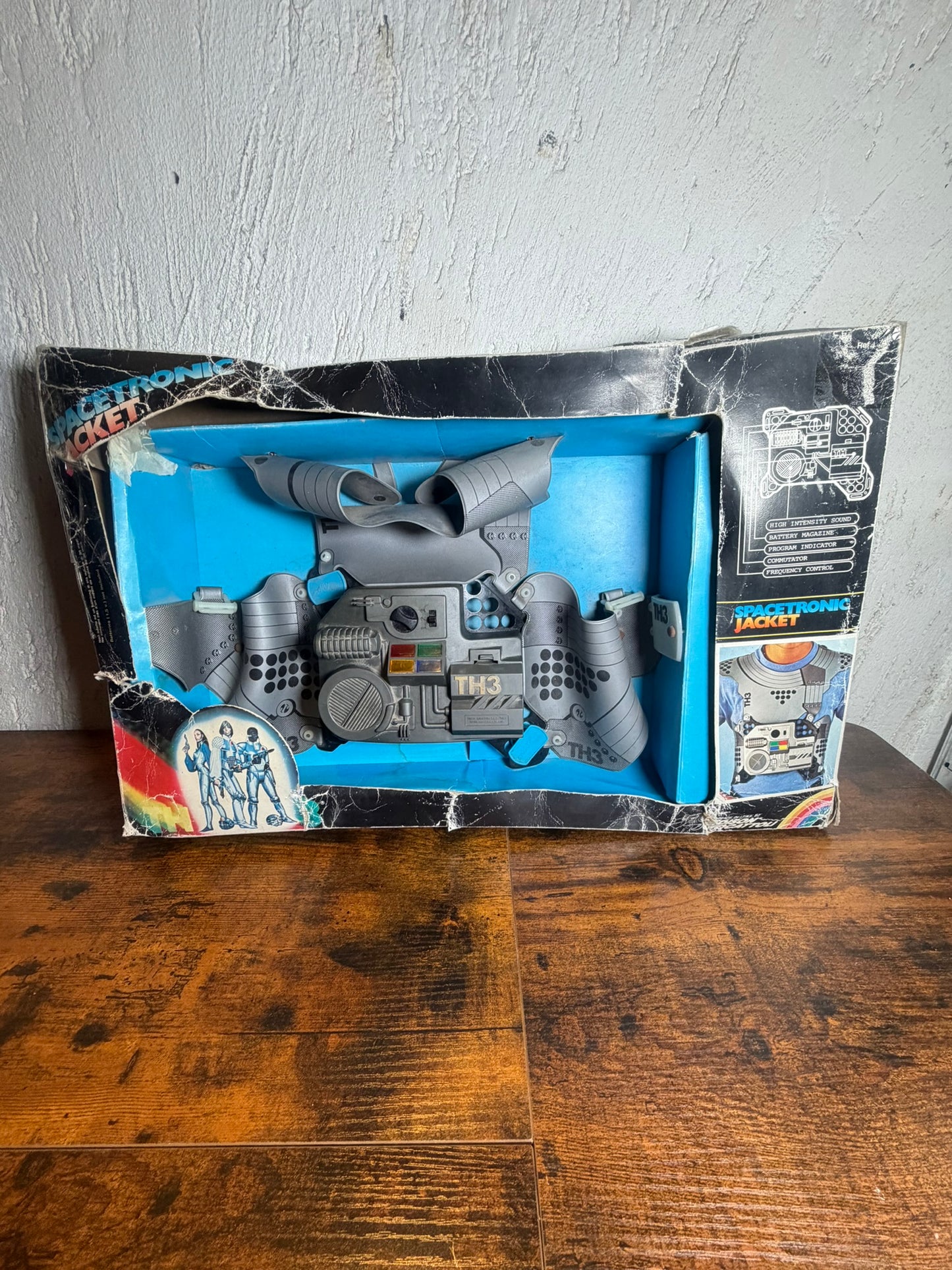 TH3 PROJECT SPACE TRONIC JACKET VINTAGE '70 NEW IN BOX EDISON TOYS
