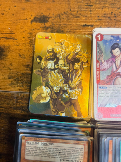 Carte miste One Piece - Dragon ball - Yugioh
