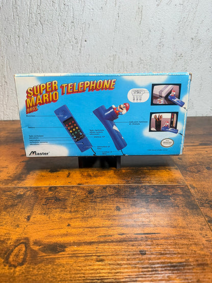 Nintendo Of America Super Mario Bros 1990 telefono blu Master vintage