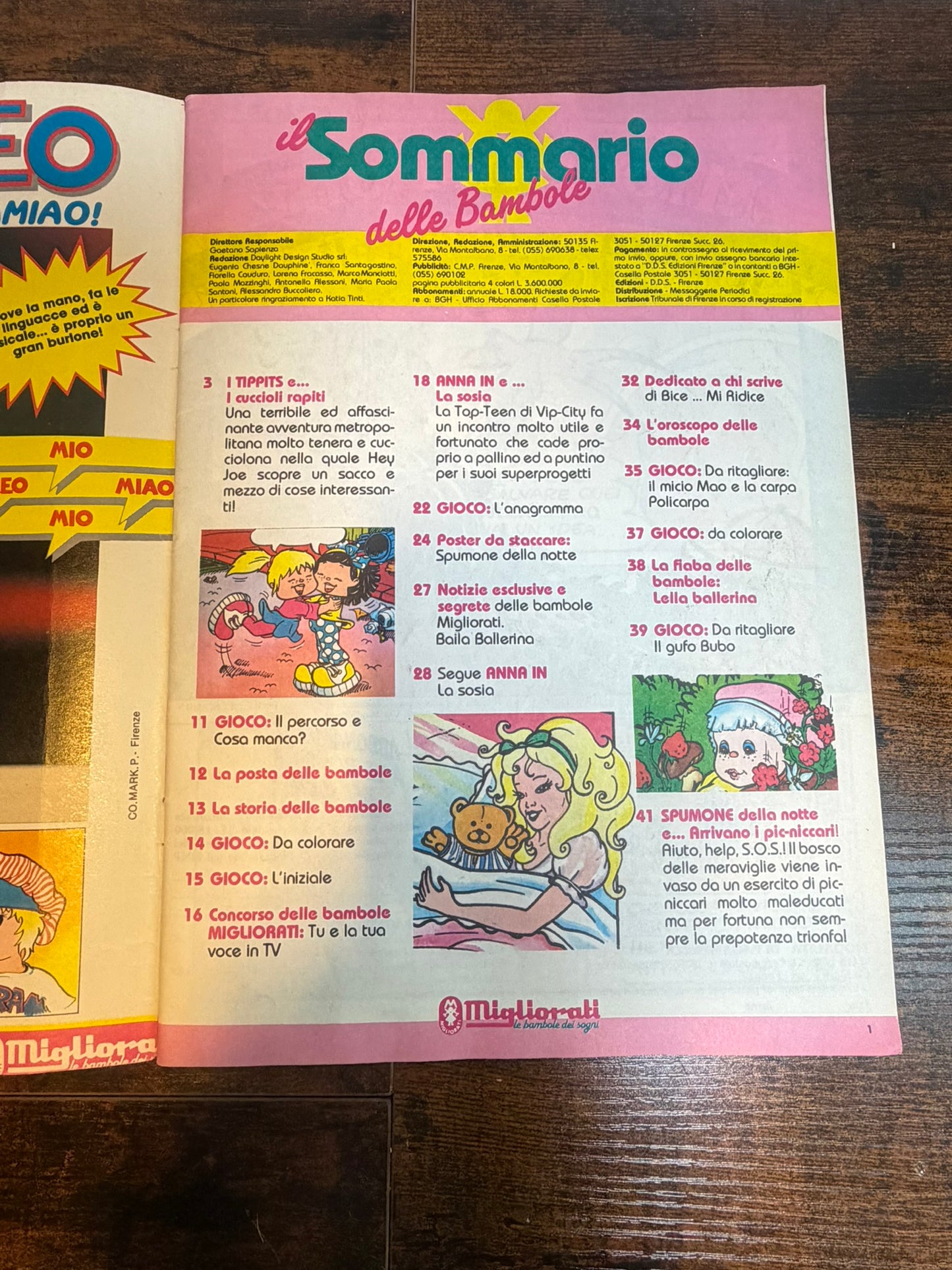 Mensile Le bambole dei sogni settembre 1987
