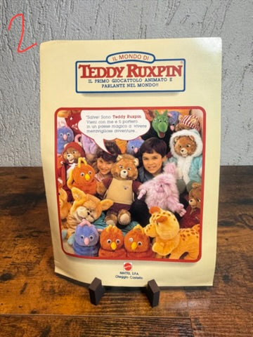 Pubblicita Teddy Ruxipin mattel ita