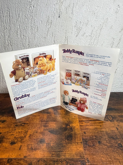 Pubblicita Teddy Ruxipin mattel ita