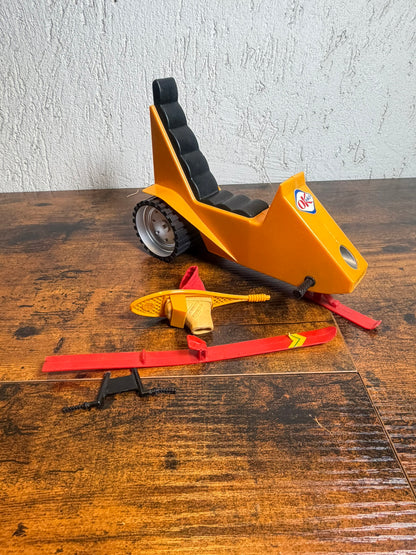 Veicolo gatto delle nevi e accessori Ok mike Furga 1979 (rotto)