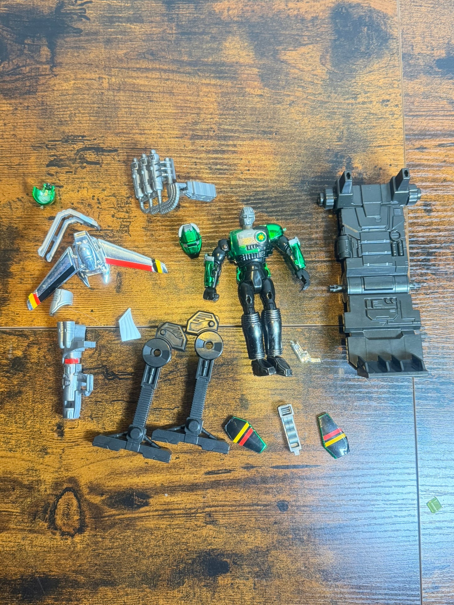 Bandai originale anni 90 WSP Winspector Walter Tector verde (incompleto)