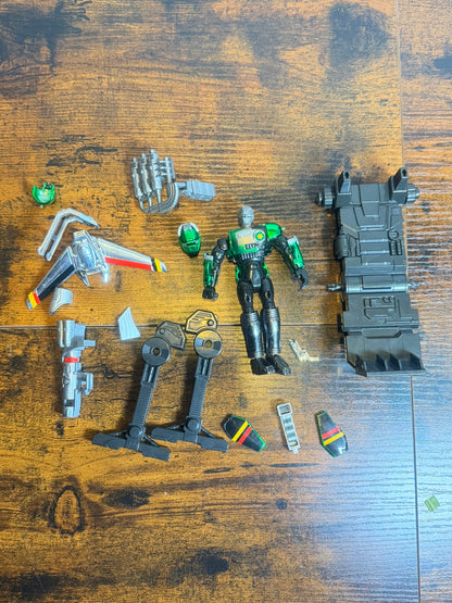 Bandai originale anni 90 WSP Winspector Walter Tector verde (incompleto)