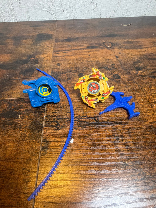 Beyblade Master Driger giallo vintage usato