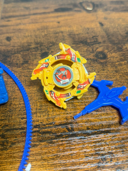 Beyblade Master Driger giallo vintage usato