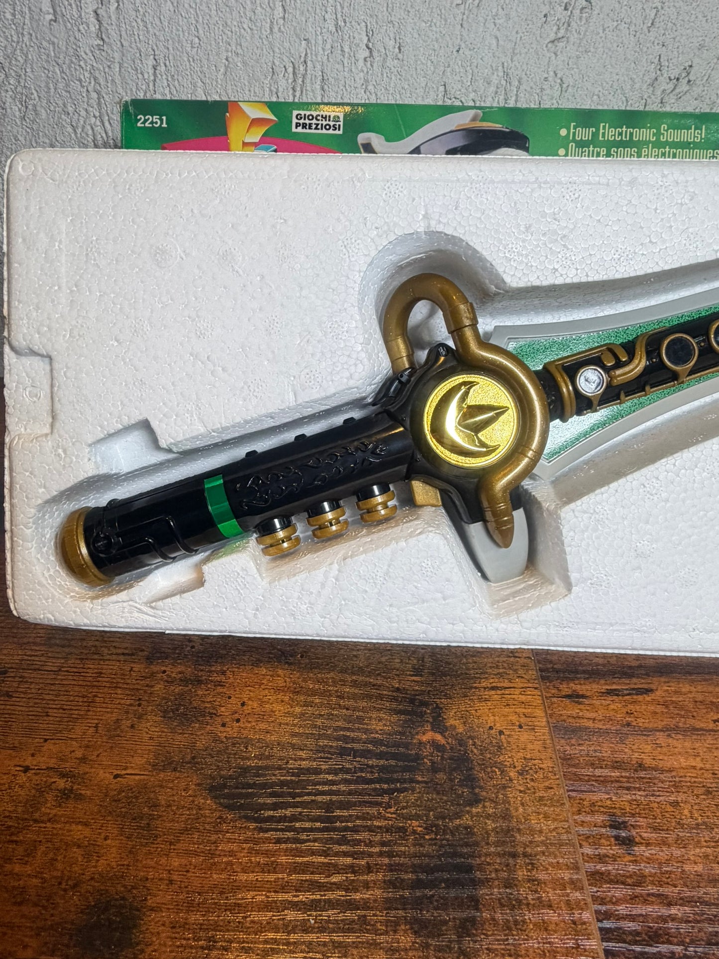 Bandai Power Rangers Legacy Dragon Dagger verde
