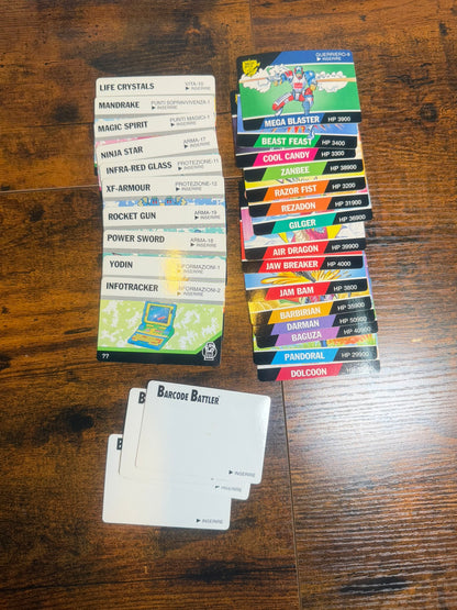 Barcode Battler + Carte Originali Pari Al Nuovo Anni 90