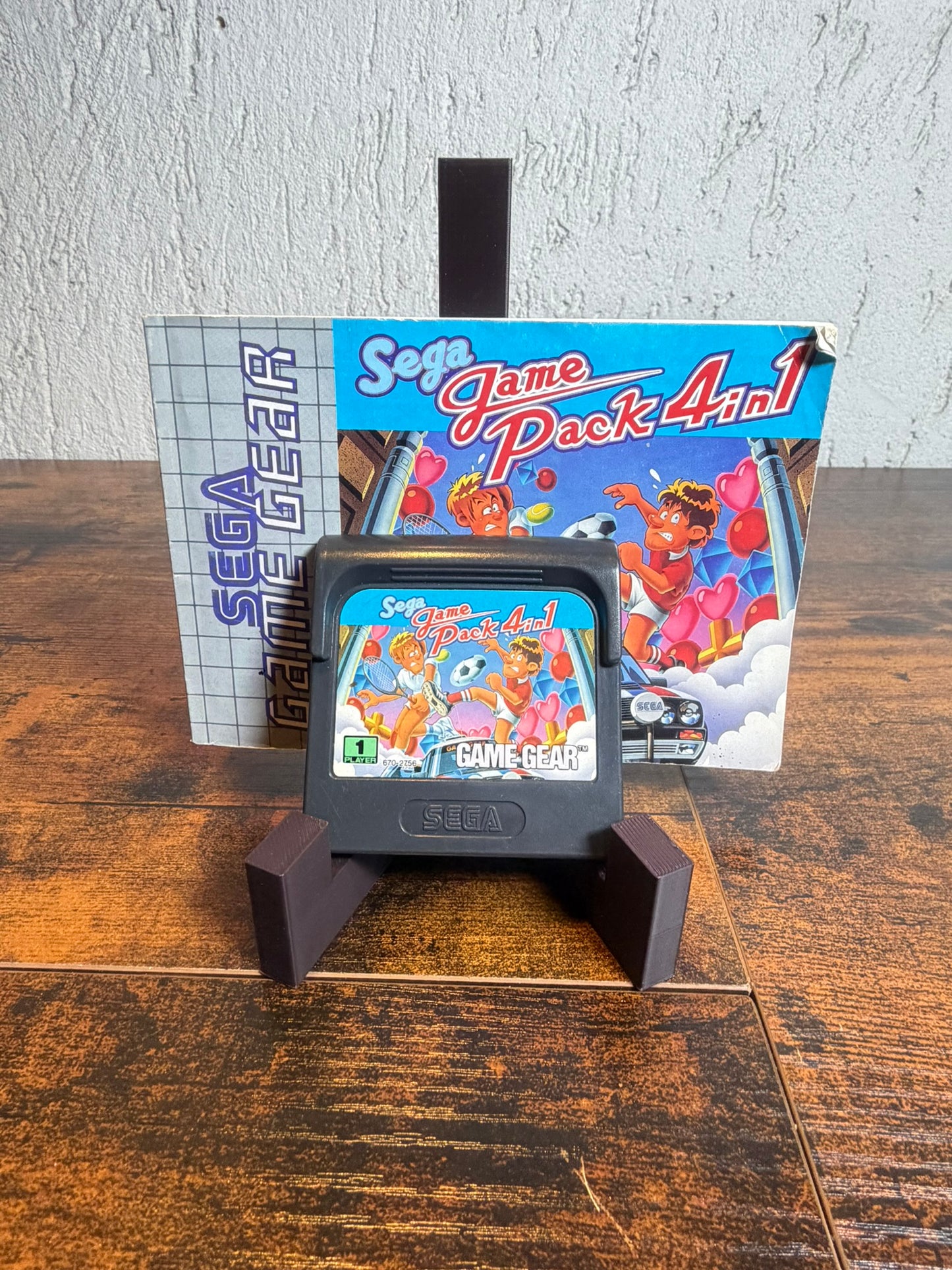 SEGA GAME GEAR SEGA GAME PACK 4 IN 1 con libretto