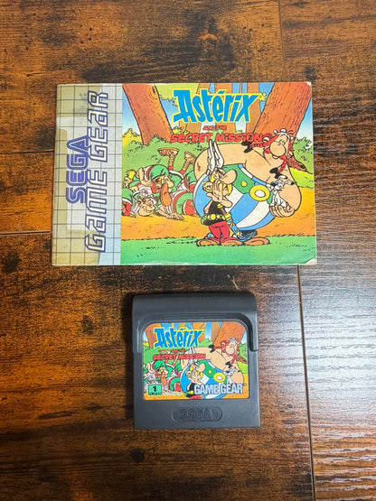 Asterix and the Secret Mission - Gioco per Sega Game Gear + libretto