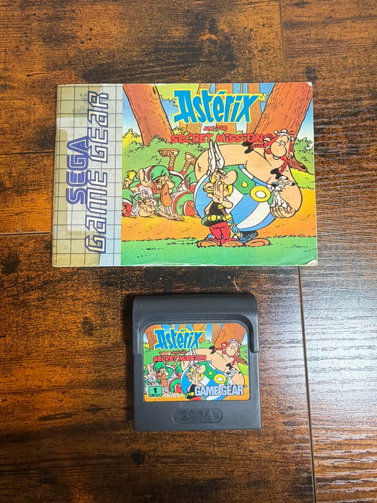 Asterix and the Secret Mission - Gioco per Sega Game Gear + libretto