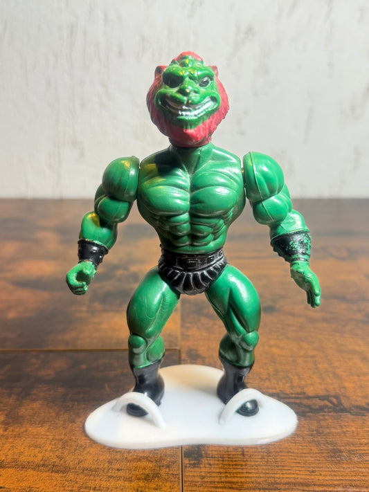 Modellino vintage Ko Motu Galaxy Warriors Muscle Hero verde arancione bestia