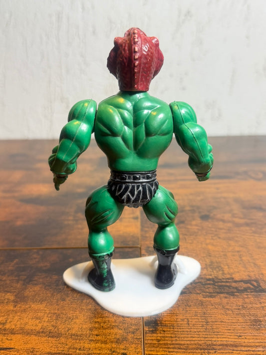 Modèle réduit vintage Ko Motu Galaxy Warriors Muscle Hero vert orange bête