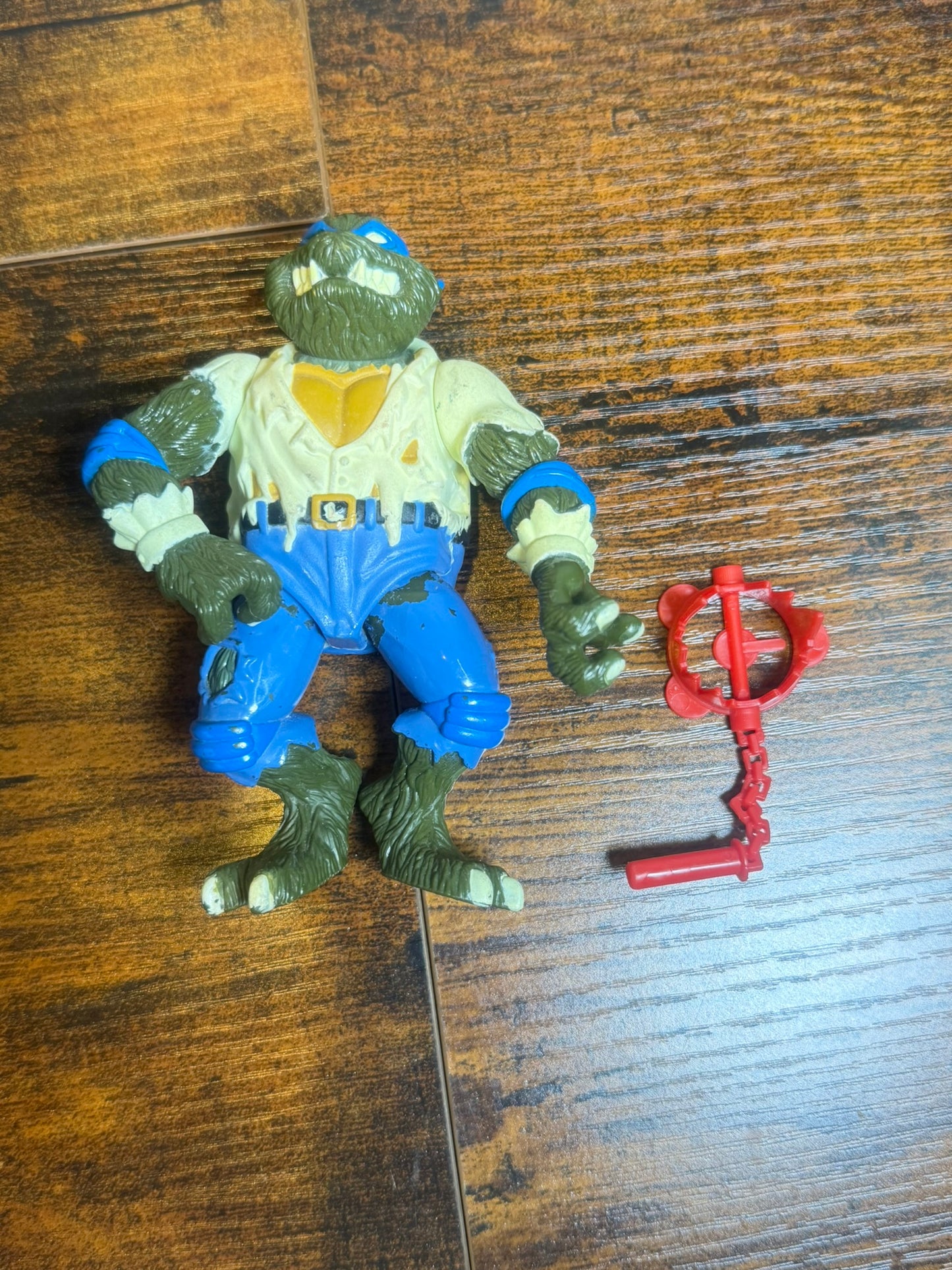 TMNT 1993 Mostri Universali Leone come L'Uomo Lupo Vintage (incompleto)