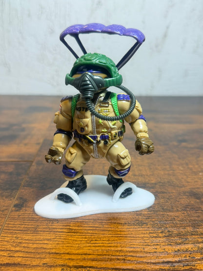 Figurina TMNT Pro Pilot Don 1991 vintage incompleto