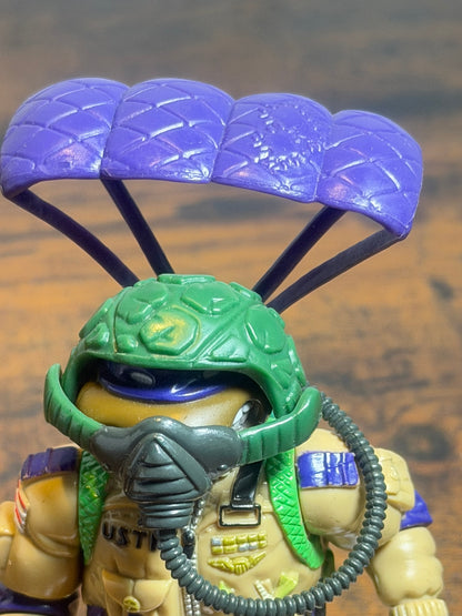 Figurina TMNT Pro Pilot Don 1991 vintage incompleto