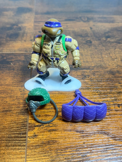 Figurina TMNT Pro Pilot Don 1991 vintage incompleto
