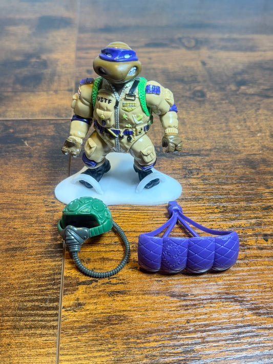 Figurina TMNT Pro Pilot Don 1991 vintage incompleto