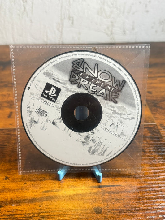 GIOCO SNOW EXTREME BREAK PS1 SONY PLAY STATION SOLO DISCO