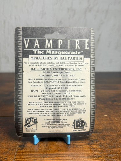 Vampire the masquerade ral partha minitures new sealed rare venture 69-211