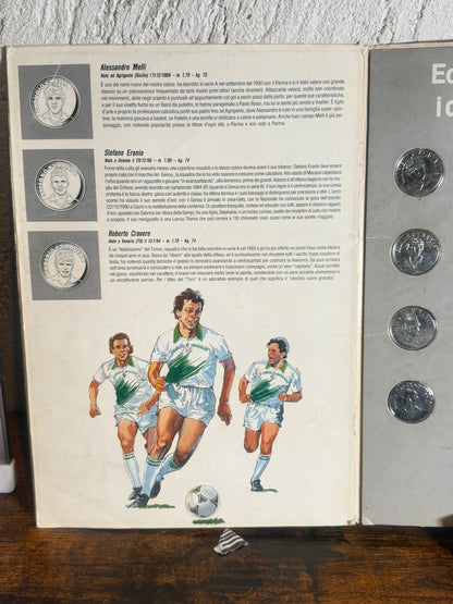 Raccoglitore I Campioni dell’amicizia 18 monete completa calcio