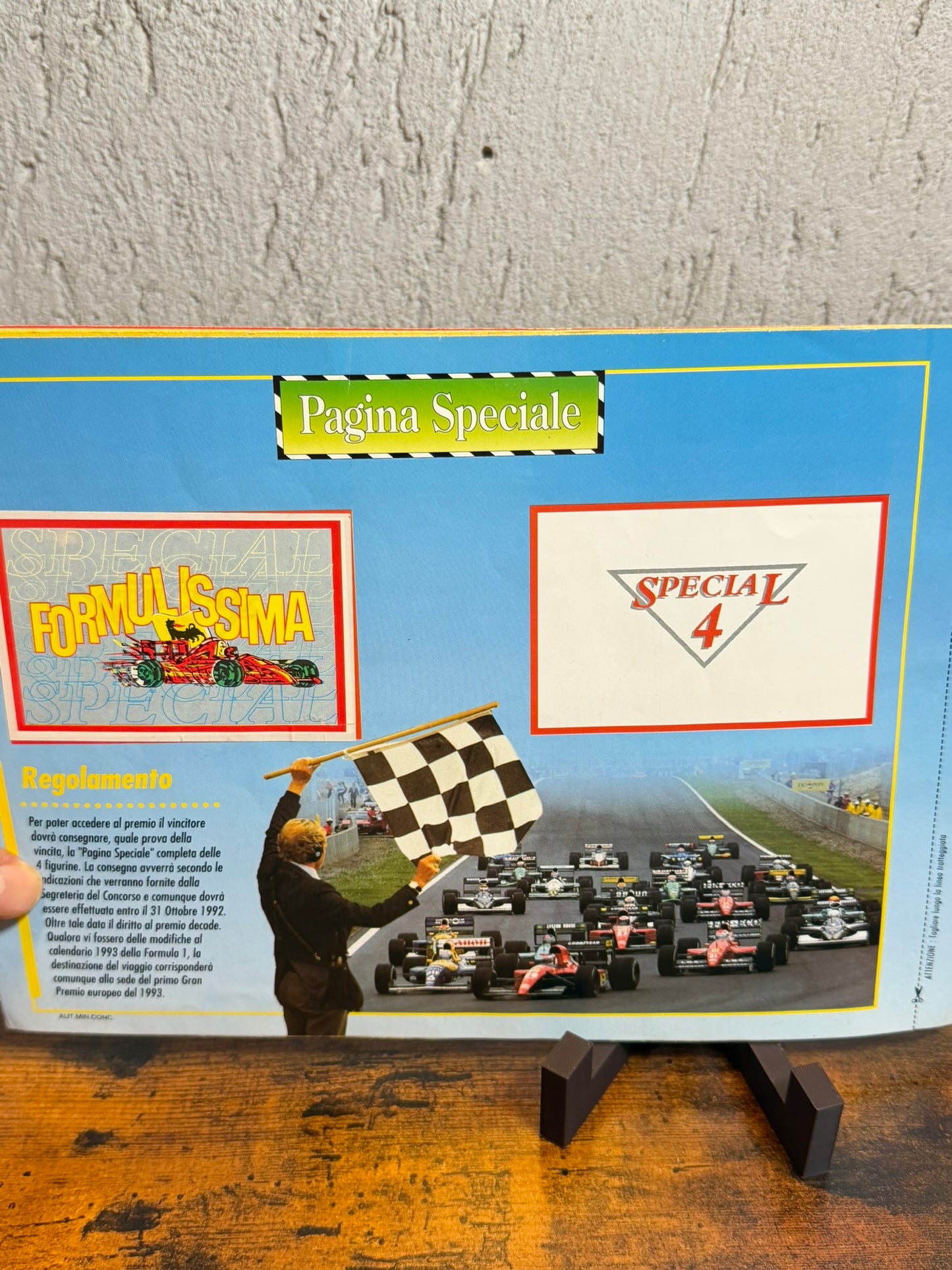 ALBUM FIGURINE - FORMULISSIMA - 1950/1990 - 40 anni di formula 1 incompleto