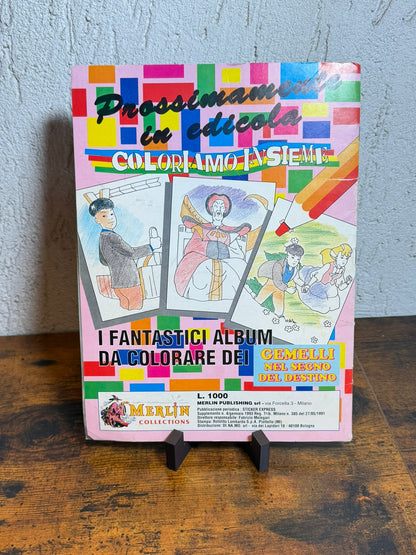 Album figurine Gemelli nel segno del destino incompleto