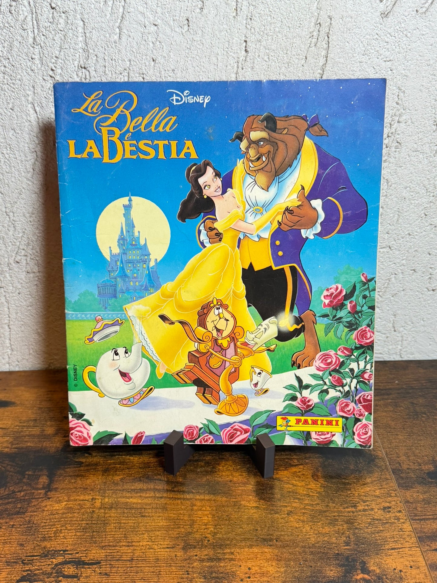 La bella e la bestia Disney Album figurine PANINI 1994 incompleto