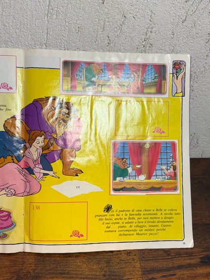 La bella e la bestia Disney Album figurine PANINI 1994 incompleto