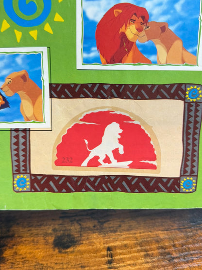 Album Figurine IL RE LEONE Panini incompleto ne manca 1