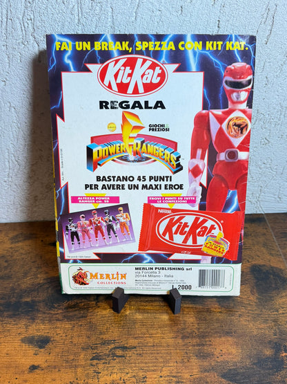 Album figurine Power Rangers sticker album Merlin collezione INCOMPLETO 1993