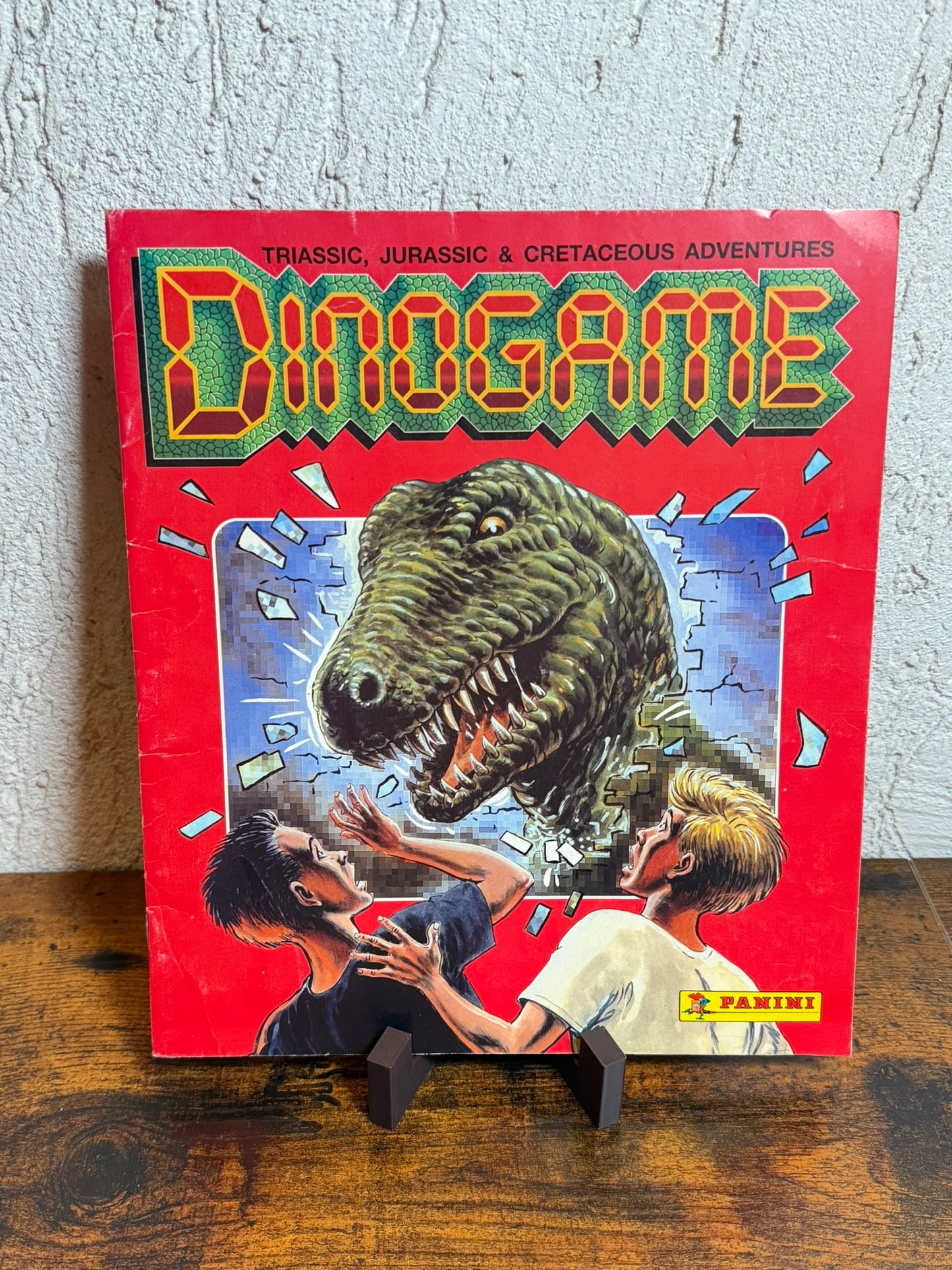 ALBUM DI FIGURINE DINOGAME ED.PANINI 1993 INCOMPLETO
