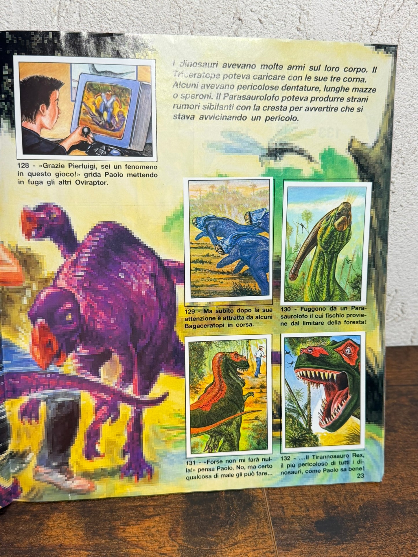 ALBUM DI FIGURINE DINOGAME ED.PANINI 1993 INCOMPLETO