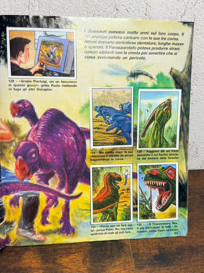 ALBUM DI FIGURINE DINOGAME ED.PANINI 1993 INCOMPLETO