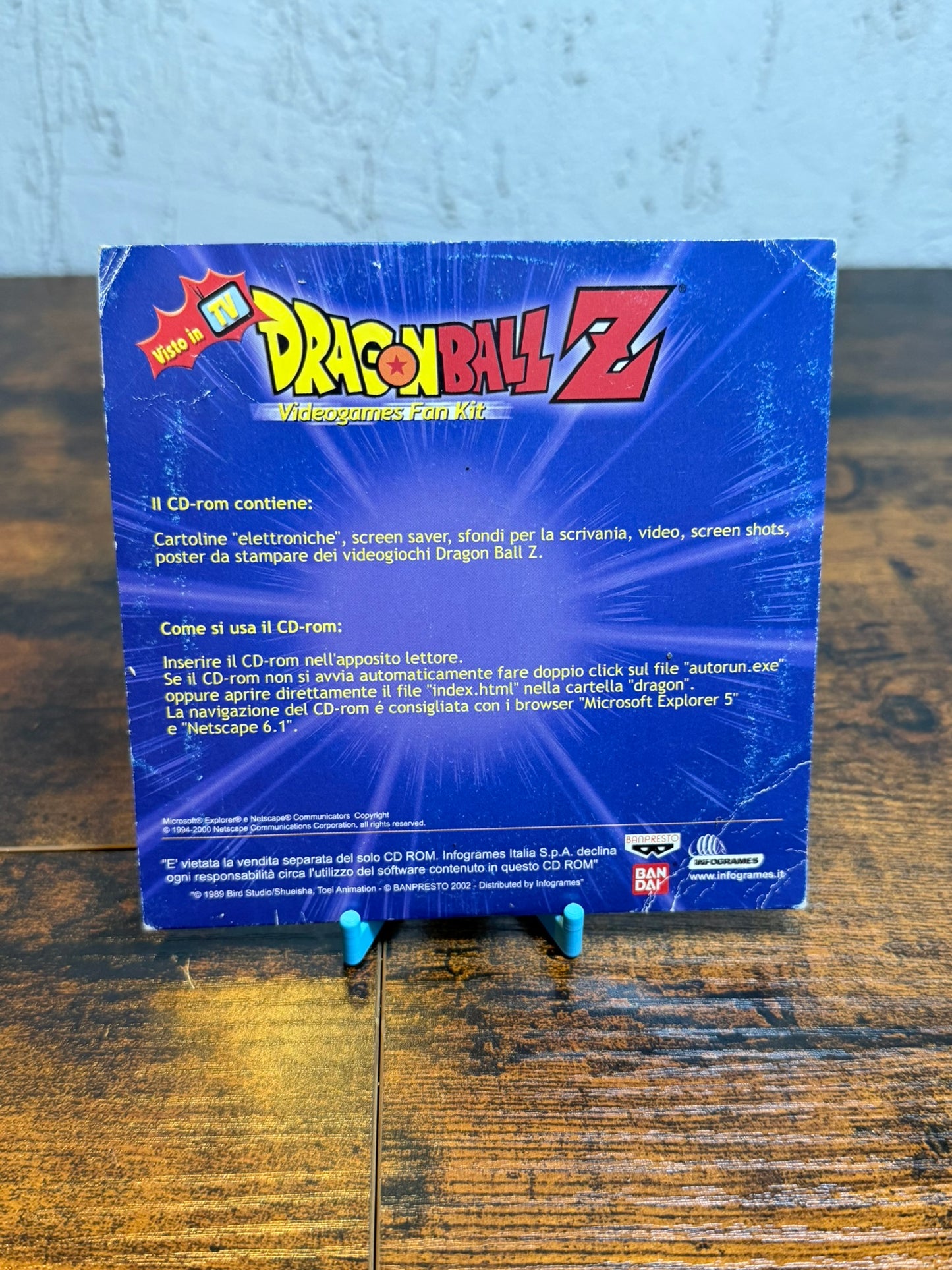 DRAGONBALL Z VIDEOGAMES FAN KIT (VISTO IN TV) PC CD-ROM