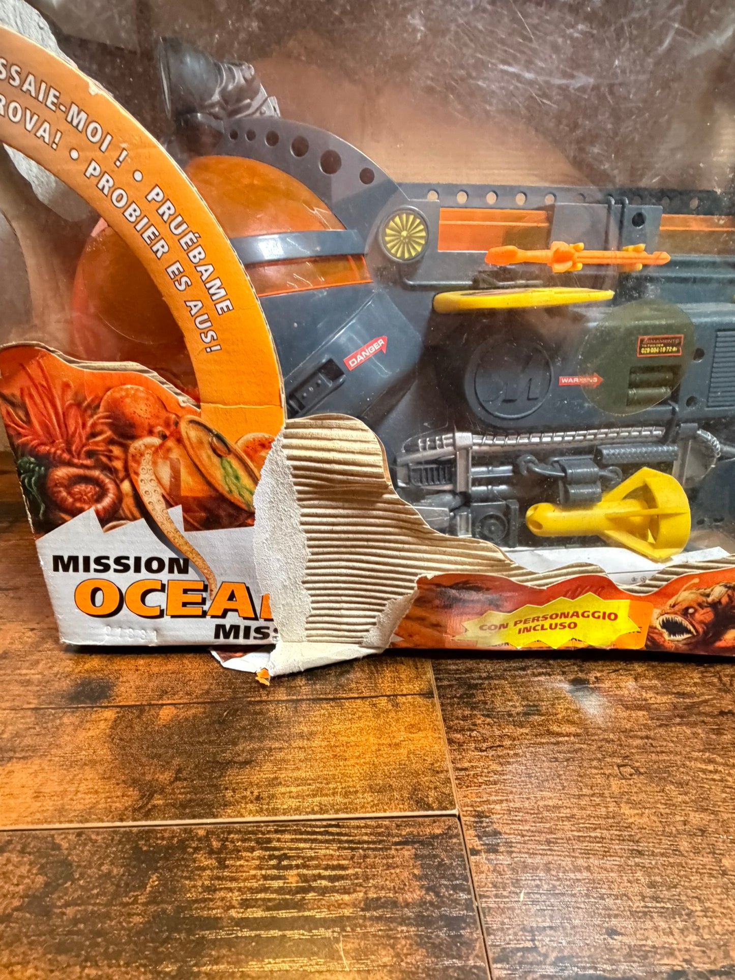 Hasbro UK Modern Action Man 12" 1999 Ocean Mission Submarine completo