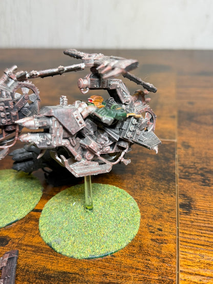 6 pezzi Warhammer 40k: Ork Deffkoptas (da riparare)