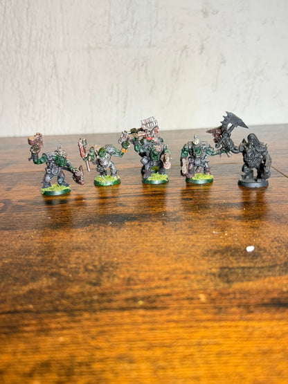 6 pezzi ORKS BOYZ miniature WARHAMMER 40K citadel GAMES WORKSHOP