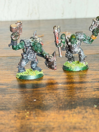 6 pezzi ORKS BOYZ miniature WARHAMMER 40K citadel GAMES WORKSHOP