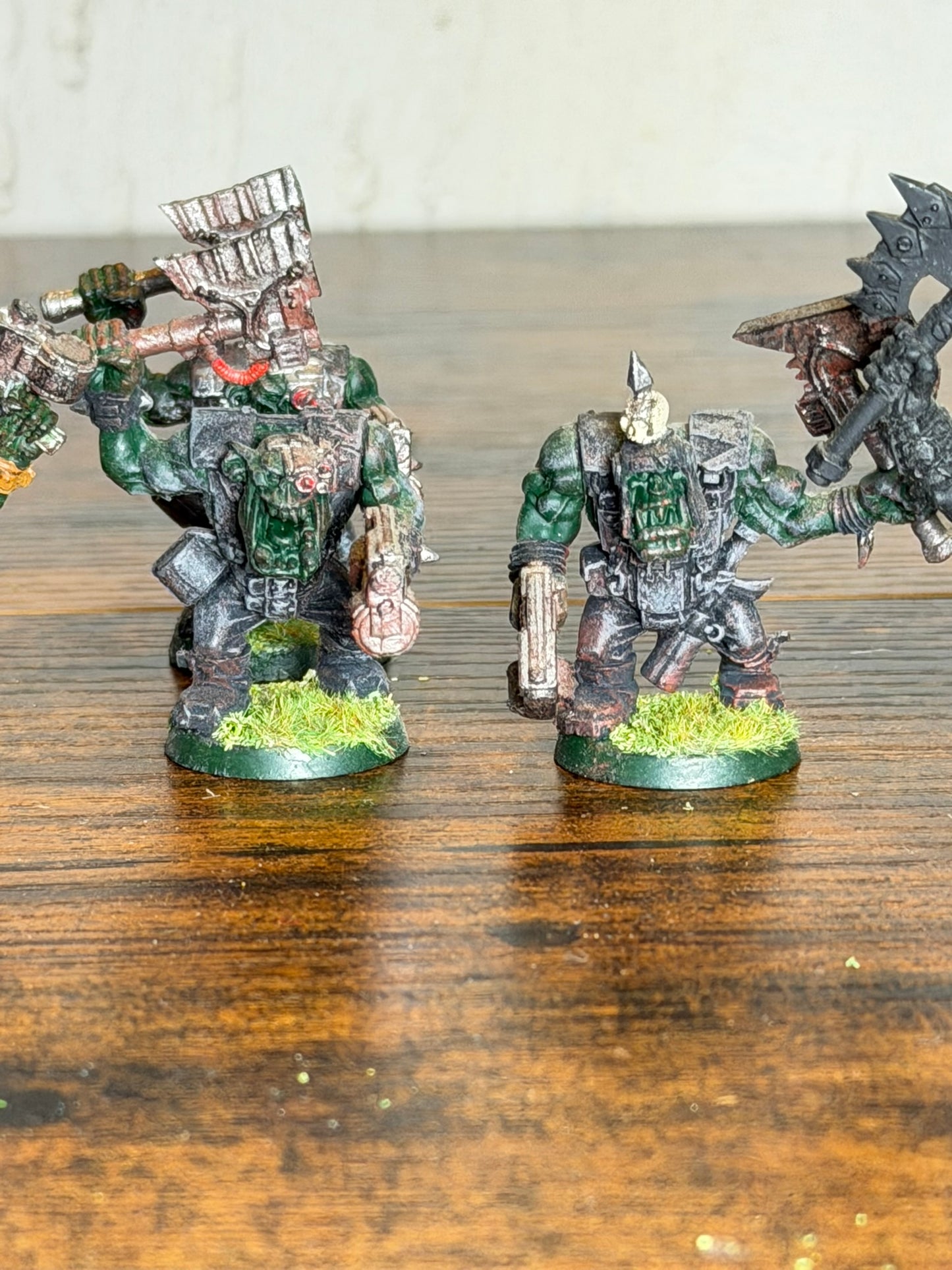 6 pezzi ORKS BOYZ miniature WARHAMMER 40K citadel GAMES WORKSHOP