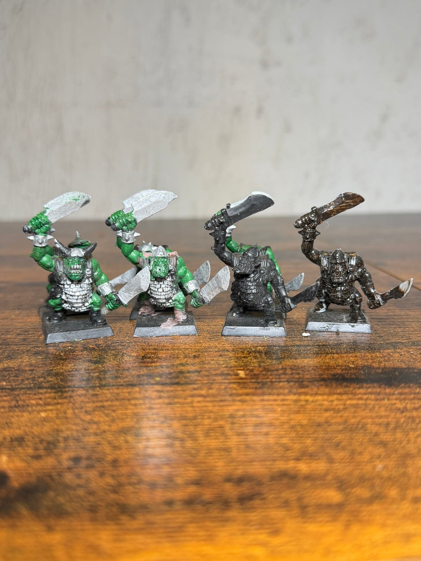 Warhammer Orks und Goblins Old World Ork Warriors Ork Krieger